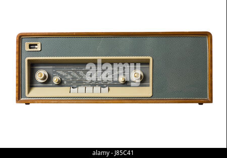 Objekt soliden isolierten Datum Zeit Zeit Angabe Vintage Musikstudio Stockfoto