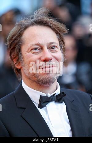 Cannes, Frankreich. 27. Mai 2017. Mathieu Amalric Schauspieler basierend auf einer wahren Geschichte. 70. Cannes Film-Festival Cannes, Frankreich 27. Mai 2017 Guthaben Premiere: Allstar Bild Bibliothek/Alamy Live-Nachrichten Stockfoto