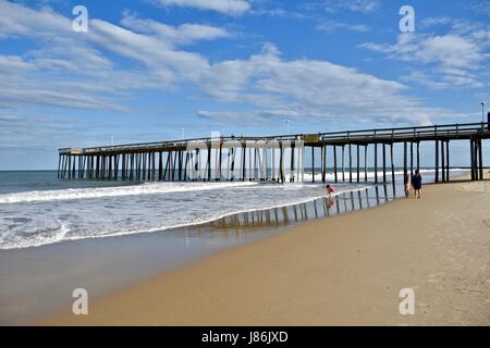 Ocean City, Maryland. 27. Mai 2017. Angelsteg in Ocean City Memorial Day Wochenende. Photo Credit: Jeramey Lende/Alamy Live-Nachrichten Stockfoto