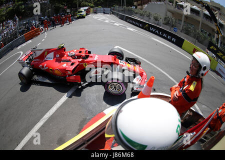 27.05.2017, Monaco, Monte Carlo, Formel 1 Grand Prix Monaco, 25. - 28.05.2017 im Bild, Kimi Räikkönen (Fin #7), Scuderia Ferrari Foto: Cronos/Hasan bratic Credit: Cronos/alamy leben Nachrichten Stockfoto