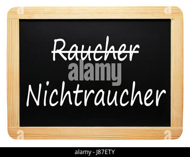 melden, signalisieren, Rauch, Rauchen, Rauch, Rauch, Zigarette, Zigarre, Restaurant, Bar, Stockfoto