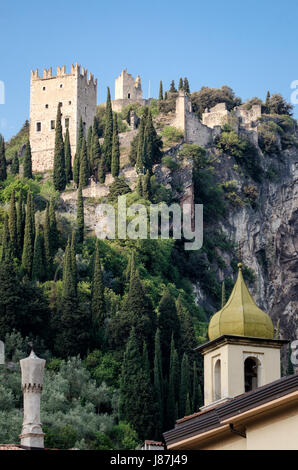 Castello di Arco (Arco Burg) in Trentino Italien Stockfoto