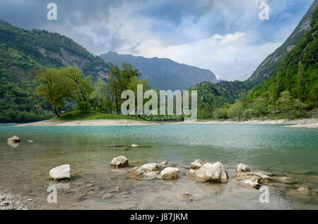 Lago di Tenno (Trentino-Italien) Stockfoto