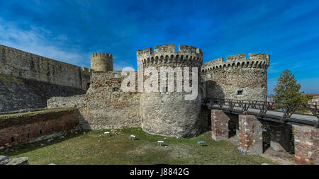 Detail der Kalemegdan-Festung in Belgrad, Serbien Stockfoto