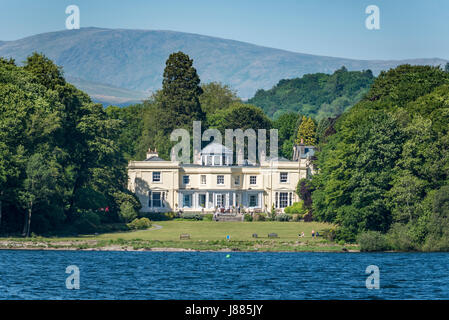 Lake District. Windermere Storrs Hall hotel Stockfoto