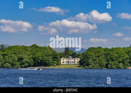 Lake District. Windermere Storrs Hall Hotel Bowness Stockfoto