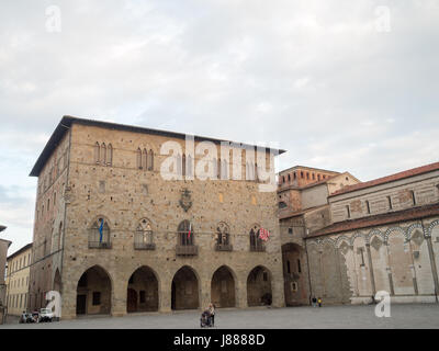Museo Civico in Piazza del Duomo, Pistoia Stockfoto