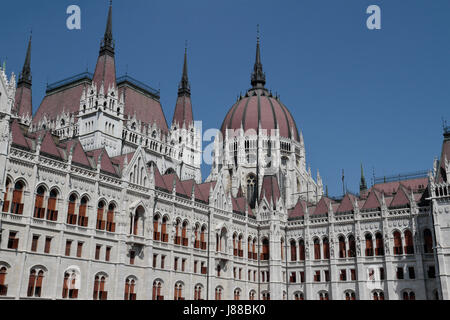 Das Parlamentsgebäude in Budapest, Ungarn. Stockfoto