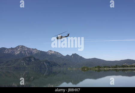 historische, Bayern, Hubschrauber, Glaskugel, historische, Erhaltung der Stockfoto
