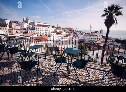 Stadtbild von Lissabon, Portugal Stockfoto