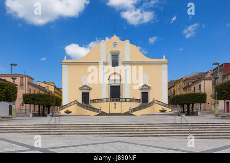 Cerreto Sannita (Benevento, Italien) - Collegiata San Martino Stockfoto