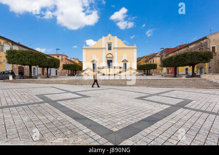 Cerreto Sannita (Benevento, Italien) - Collegiata San Martino Stockfoto