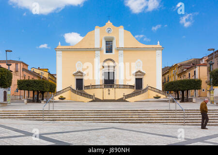 Cerreto Sannita (Benevento, Italien) - Collegiata San Martino Stockfoto