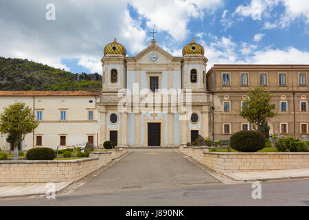 Cerreto Sannita (Benevento, Italien) - Palazzo Vescovile Stockfoto