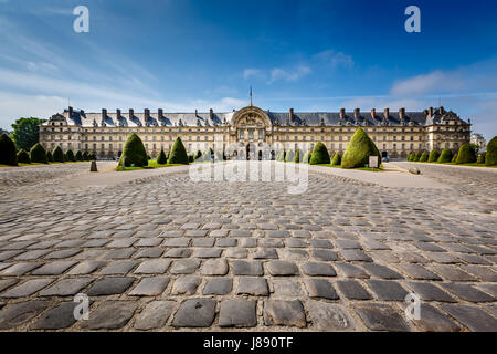 Les Invalides Geschichte Kriegsmuseum in Paris, Frankreich Stockfoto