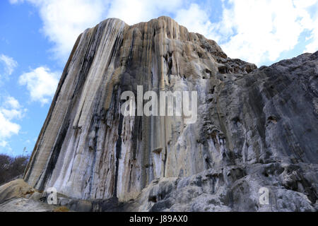 Thermische Mineral Spring Hierve el Agua Stockfoto