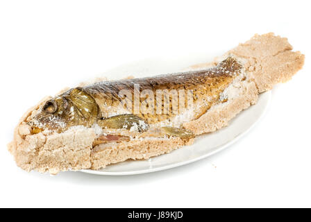 Café, Restaurant, Lebensmittel, Nahrungsmittel, Pfeffer, isoliert, gefüllte, Winkel, Fisch, Stockfoto