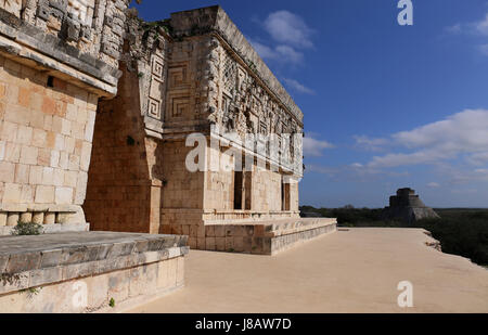 Maya Gouverneurspalast - Uxmal, Mexiko Stockfoto