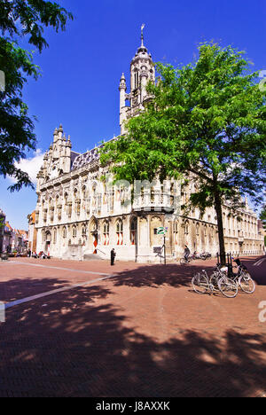 Ansichten von Middelburg in den Niederlanden Stockfoto