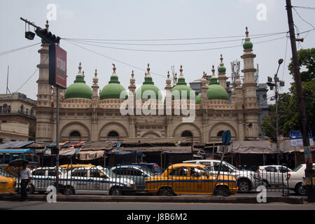 Tipu Sultan Moschee Shahi - Tipu Sultan Masjid - 185 Dhartamtalla Street Kalkutta oder Kalkutta Westbengalen, Indien Stockfoto