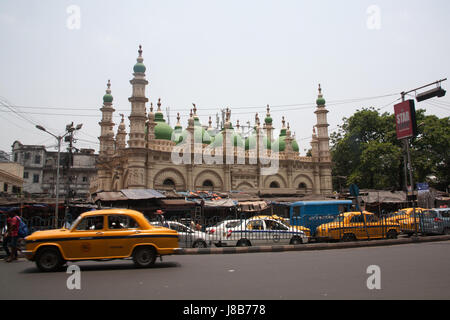 Tipu Sultan Moschee Shahi - Tipu Sultan Masjid - 185 Dhartamtalla Street Kalkutta oder Kalkutta Westbengalen, Indien Stockfoto