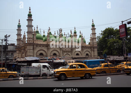 Tipu Sultan Moschee Shahi - Tipu Sultan Masjid - 185 Dhartamtalla Street Kalkutta oder Kalkutta Westbengalen, Indien Stockfoto