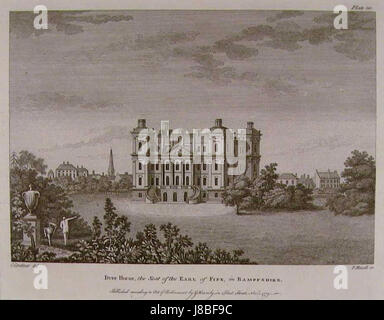 Das 1779 erbaute Duff House ist ein Beispiel georgianischer Architektur in Banff, Schottland, das die Designtrends des 18. Jahrhunderts zeigt. Stockfoto