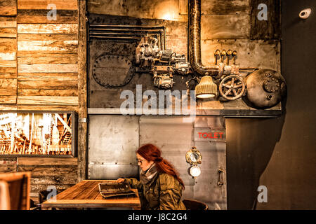 Dalmatien Zadar - lokale der Maraschino - Hafen Cook House und Club Stockfoto