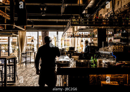 Dalmatien Zadar - lokale der Maraschino - Hafen Cook House und Club Stockfoto