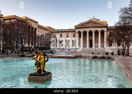 Der Justizpalast an der Stelle "Montyon" in Marseille in Südfrankreich Stockfoto