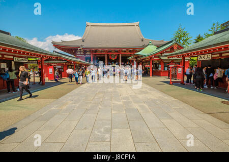 Sensoji Hondo Pavillon Stockfoto