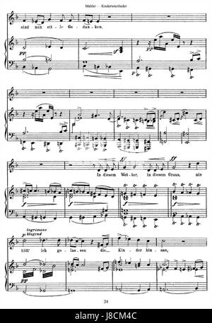 Mahler-Kindertotenlieder24 Stockfoto
