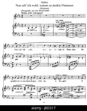 Mahler-Kindertotenlieder06 Stockfoto