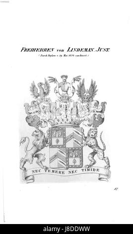 Dieser Titel bezieht sich wahrscheinlich auf ein Kunstwerk oder eine Sammlung zu Lindeman Just 2 und Tyroff, möglicherweise in Verbindung mit historischen oder künstlerischen Darstellungen. Stockfoto