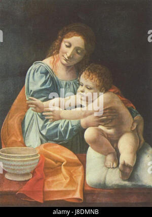 Giovanni Antonio Boltraffio war ein italienischer Maler der Renaissance, bekannt für seine raffinierten Porträts und Werke, die von Leonardo da Vinci beeinflusst wurden. Stockfoto