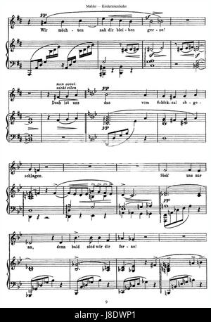 Mahler-Kindertotenlieder09 Stockfoto