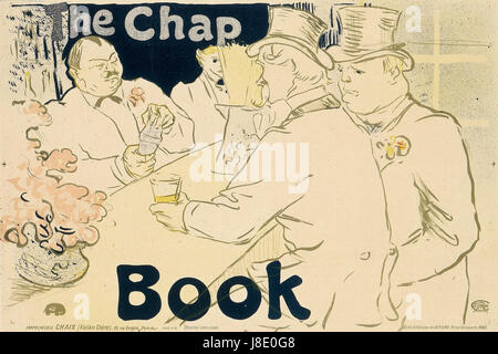 Henri de Toulouse Lautrec Rue Royale The Chap Book Plakat Stockfoto