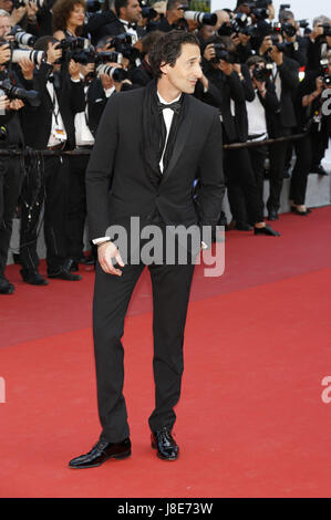Adrien Brody besucht die hatte "Après Une Histoire Vraie / basierend auf einer wahren Geschichte" Premiere während der 70. Cannes Film Festival im Palais des Festivals am 27. Mai 2017 in Cannes, Frankreich | weltweite Nutzung Stockfoto