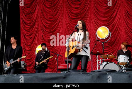 Southampton, Hampshire, UK. 28. Mai 2017. Gemeinsamen Menschen Tag 2 - schottische Sängerin und Songwriterin Amy Macdonald erklingt in gemeinsamen Menschen Southampton, 28. Mai 2017, Hampshire, UK Credit: DFP Photographic/Alamy Live News Stockfoto