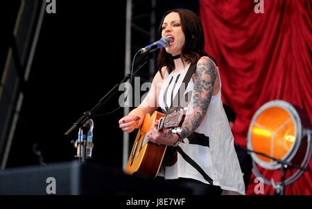 Southampton, Hampshire, UK. 28. Mai 2017. Gemeinsamen Menschen Tag 2 - schottische Sängerin und Songwriterin Amy Macdonald erklingt in gemeinsamen Menschen Southampton, 28. Mai 2017, Hampshire, UK Credit: DFP Photographic/Alamy Live News Stockfoto