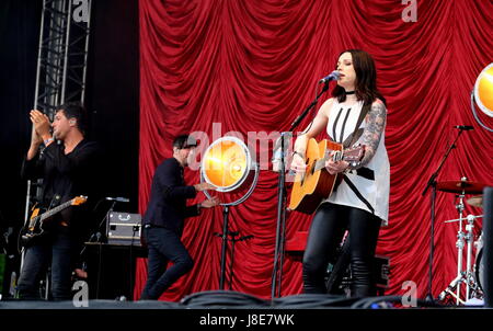 Southampton, Hampshire, UK. 28. Mai 2017. Gemeinsamen Menschen Tag 2 - schottische Sängerin und Songwriterin Amy Macdonald erklingt in gemeinsamen Menschen Southampton, 28. Mai 2017, Hampshire, UK Credit: DFP Photographic/Alamy Live News Stockfoto