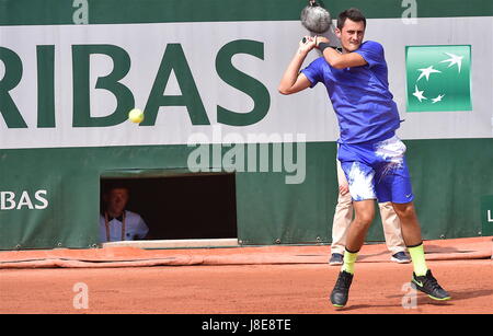 Tennis, Paris, 28.05.2017, Roland Garros, zuerst aktivieren Französisch Open 2017, Bernard Tomic (AUS) Foto: Cronos/Frederic Dubuis Stockfoto