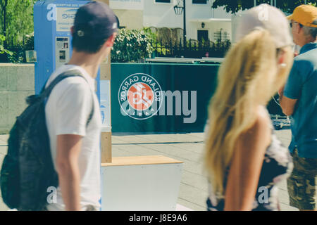 Paris, Frankreich, 28. Mai 2017, Tennis French Open: 2017 Tennis-French Open in Roland Garros Paris. Bildnachweis: Frank Molter/Alamy Live-Nachrichten Stockfoto