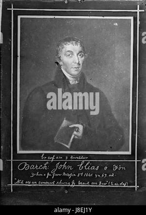 Äh, Cof bin y Diweddar Barch John Elias o Fon... NLW3364384 Stockfoto