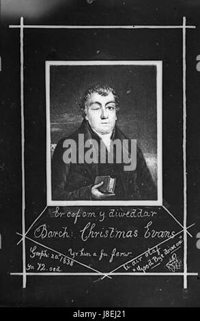 Äh, Cof bin y Diweddar Barch Weihnachten Evans... NLW3364315 Stockfoto