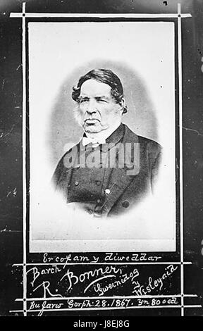 Äh, Cof bin y Diweddar Barch R Bonner... NLW3362875 Stockfoto