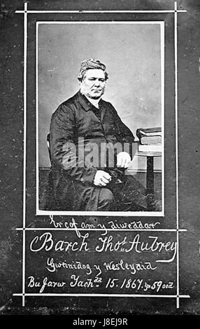 Äh, Cof bin y Diweddar Barch Thos Aubrey... NLW3362873 Stockfoto
