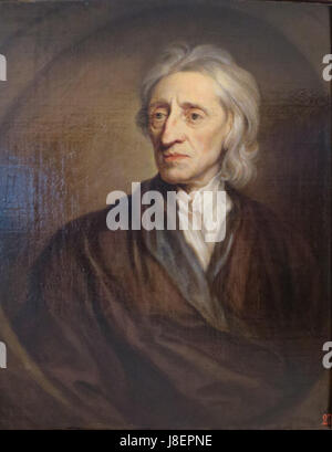"John Locke" von Godfrey Kneller, 1697, Eremitage Stockfoto