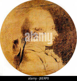 Jean Baptiste Lallemand Portrait du Marquis De Sade Stockfoto