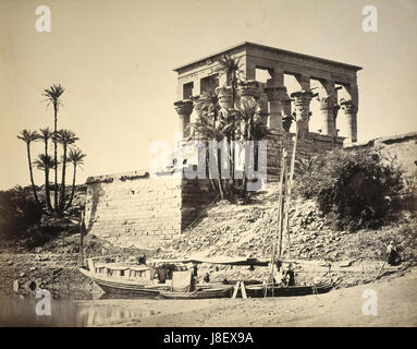 Bedeckung Tempel Philae Stockfoto